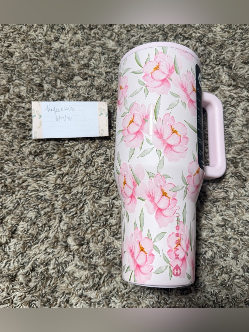 Hydrojug 40 Oz Traveler - Jessica NWT